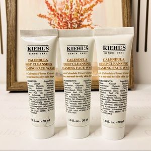 3x KIEHLS CALENDULA DEEP CLEANSING 30ML EACH